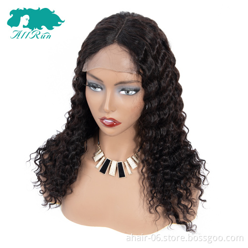 Very Full Jerry Curly 4*4 Lace Closure Swiss Lace Wigs ,10-28 Inch 10A Top Grade 100% Raw Brazilian Virgin Human Hair In Stock